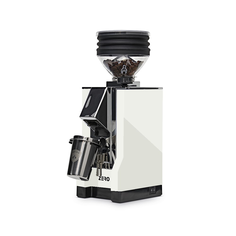 Eureka Mignon Zero Coffee Grinder - Innovative Design - White - 16cr - 220 V