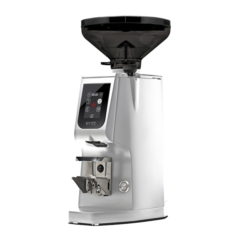 Eureka Atom Excellence 65 Coffee Grinder - Precision & Speed - Diamond - Chrome - Tall Hopper - 110 V