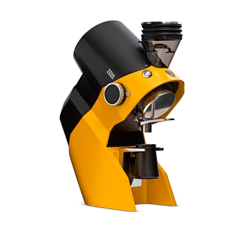 Eureka Zeus Coffee Grinder - 85 mm Pure Diamond Burrs - Yellow - 220 V