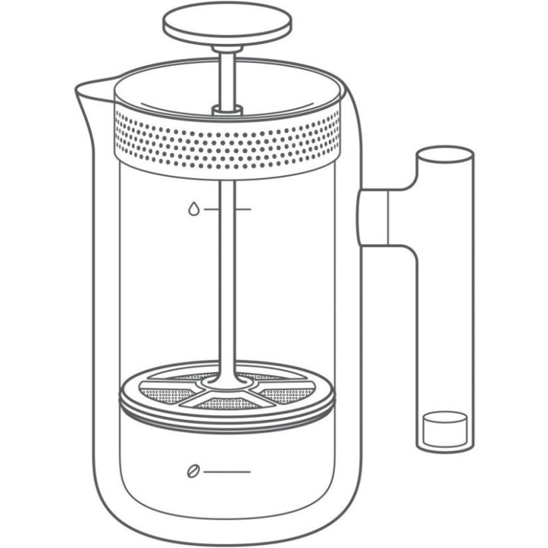 Fellow Clara French Press - Elegant & Functional - Black