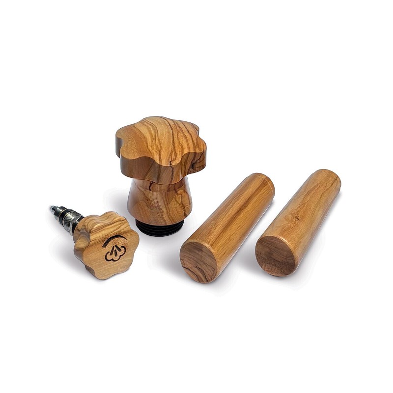 La Pavoni Olive Wood Handle Kit - Lever Machine Upgrade