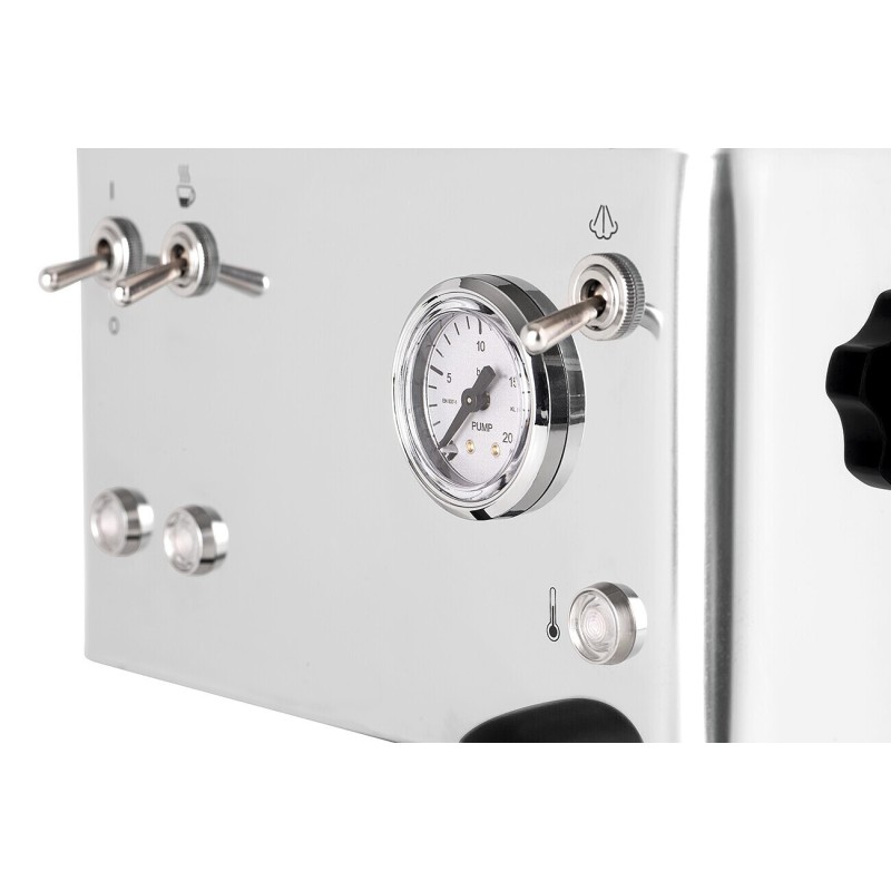 La Pavoni Casabar Steel Espresso Machine - Compact Design - 220 V