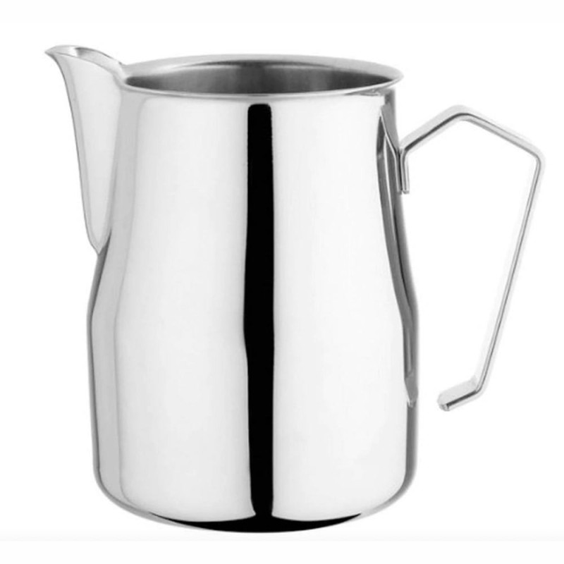 Motta Europa Milk Jug - Classic Design - Chrome - 100 Cl