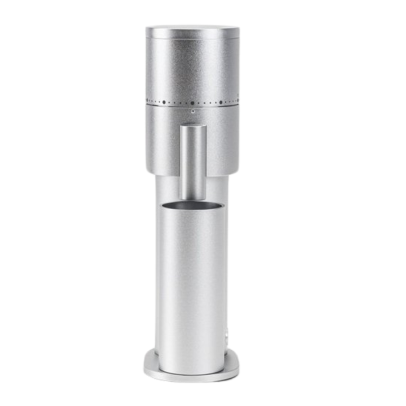 Option-O Lagom Mini 2 Coffee Grinder - Compact USB-C Power - Silver