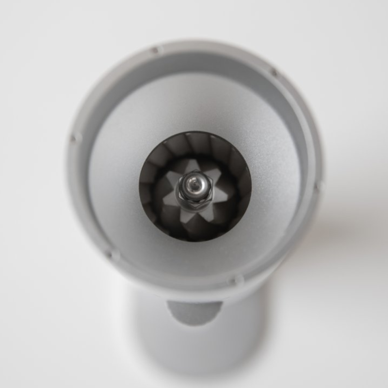 Option-O Lagom Mini 2 Coffee Grinder - Compact USB-C Power - Silver
