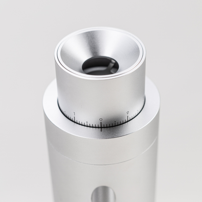 Option-O Lagom P64 Coffee Grinder - Mizen ES Burrs - Silver - 220 V
