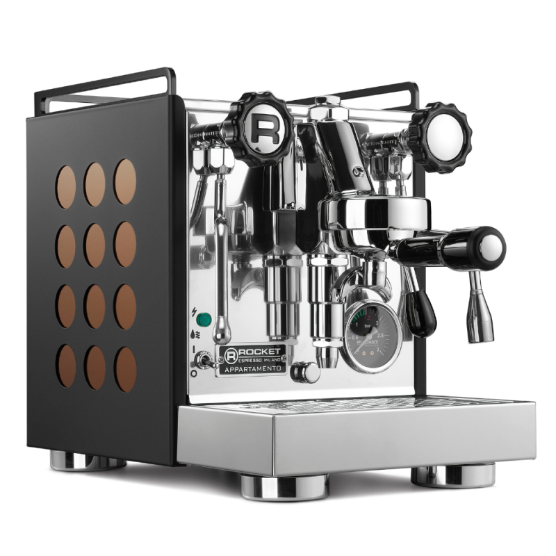 Rocket Appartamento Serie Nera Espresso Machine - Copper - 220 V