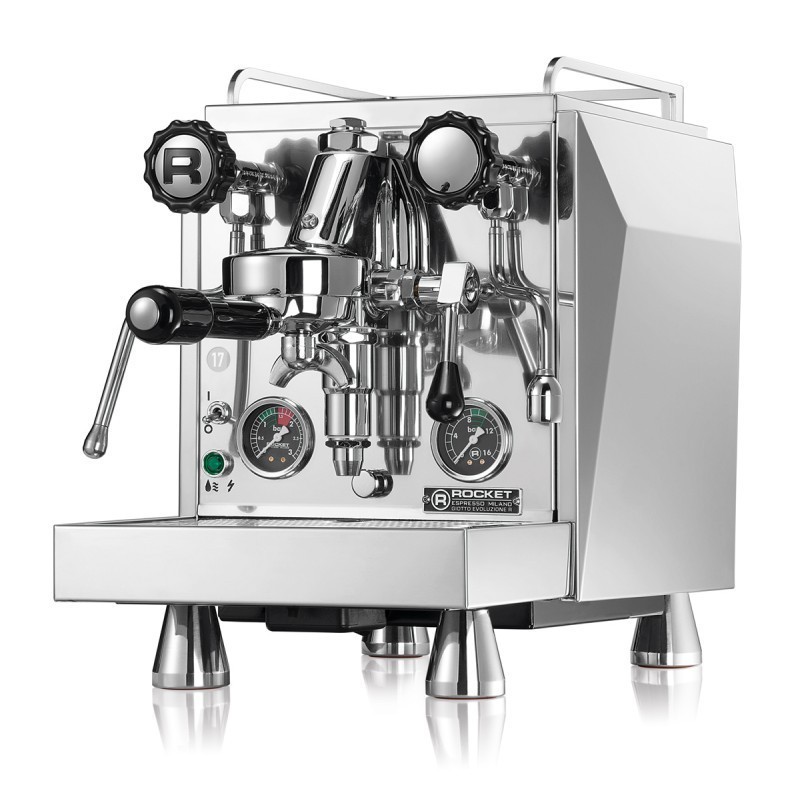 Rocket Giotto Timer Evoluzione R Espresso Machine - Chrome - 110 V