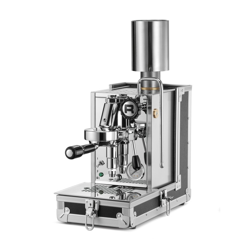 Rocket Porta Via Espresso Machine - Portable & Efficient - Chrome - 110 V