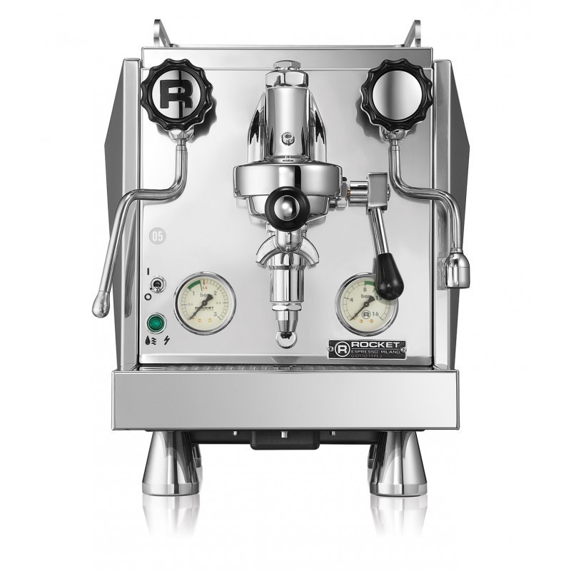Rocket Giotto Timer Type V Espresso Machine - Top-Rated - Chrome - 220 V