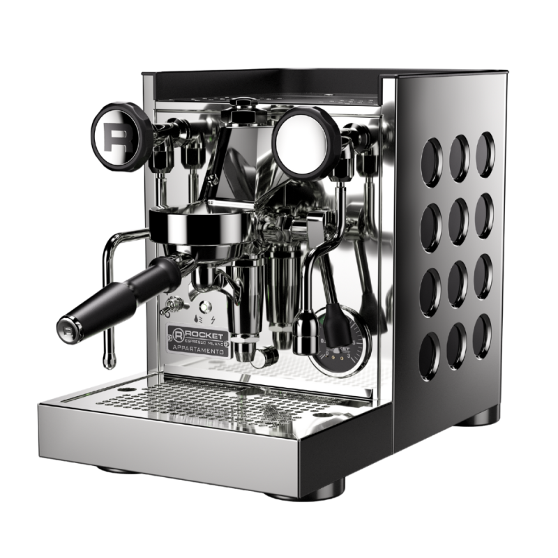 Rocket Appartamento TCA Espresso Machine - Compact & Elegant - Black - 110 V
