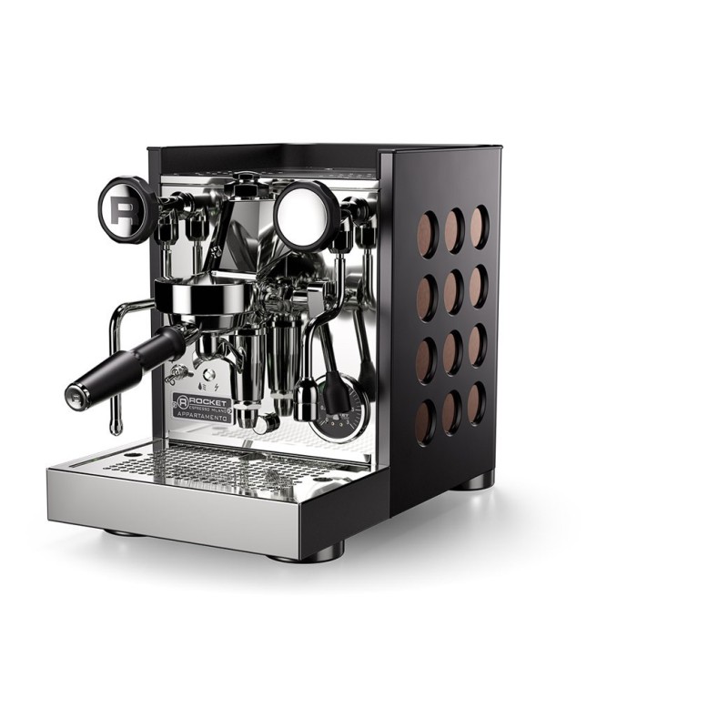 Rocket Appartamento TCA Espresso Machine - Compact & Elegant - Black/copper - 220 V