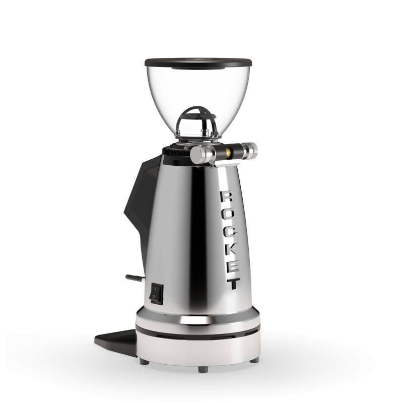 Rocket Spluga Élite Coffee Grinder - 65 mm Flat Burrs - Chrome - 220 V