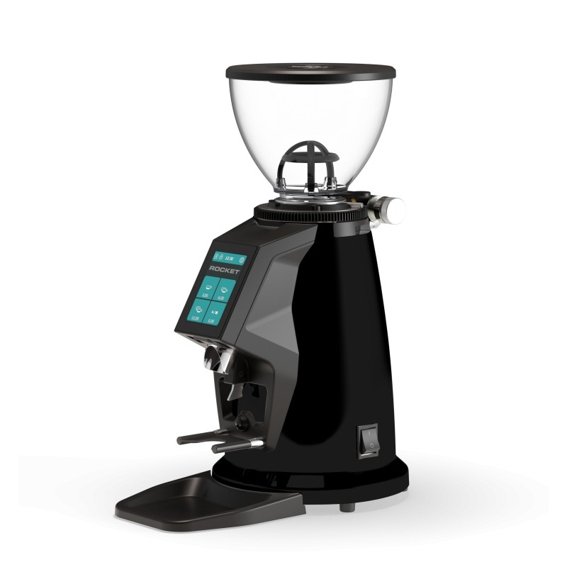 Rocket Spluga Coffee Grinder - 65 mm Flat Burrs - Black - 220 V