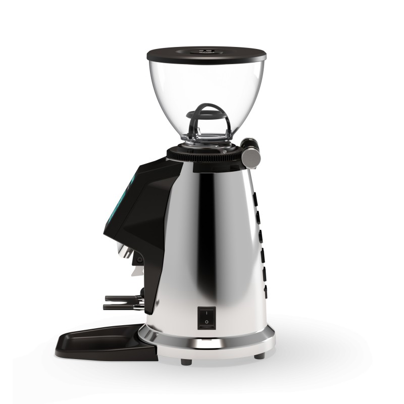Rocket Spluga Coffee Grinder - 65 mm Flat Burrs - Chrome - 110 V
