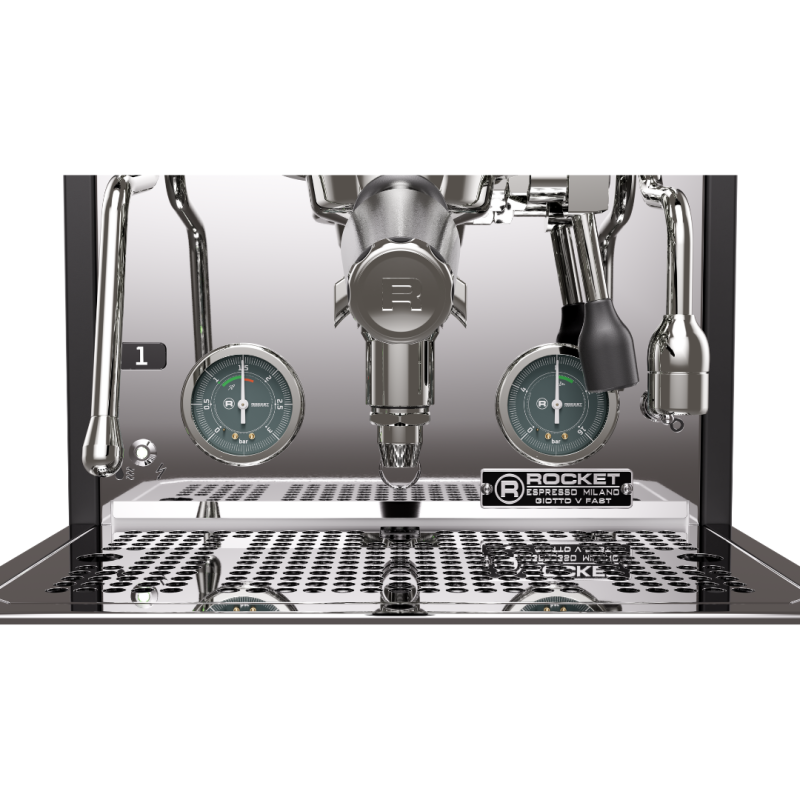 Rocket Giotto V Fast Espresso Machine - Fast Heat-Up Design - Black - 110 V