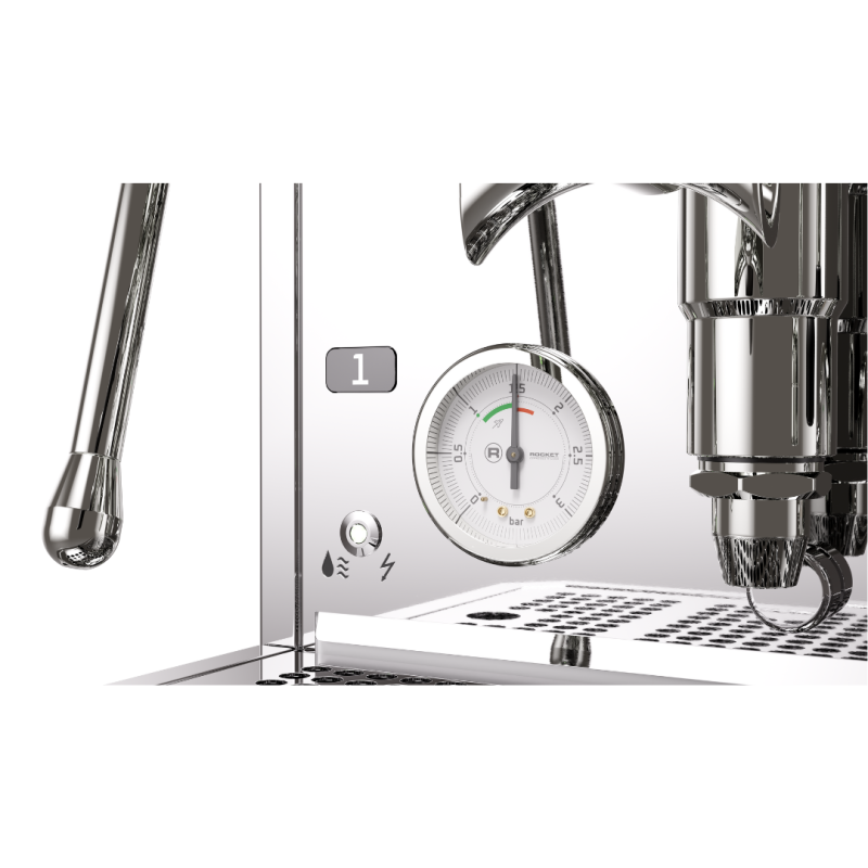 Rocket Giotto V Fast Espresso Machine - Fast Heat-Up Design - Black - 110 V