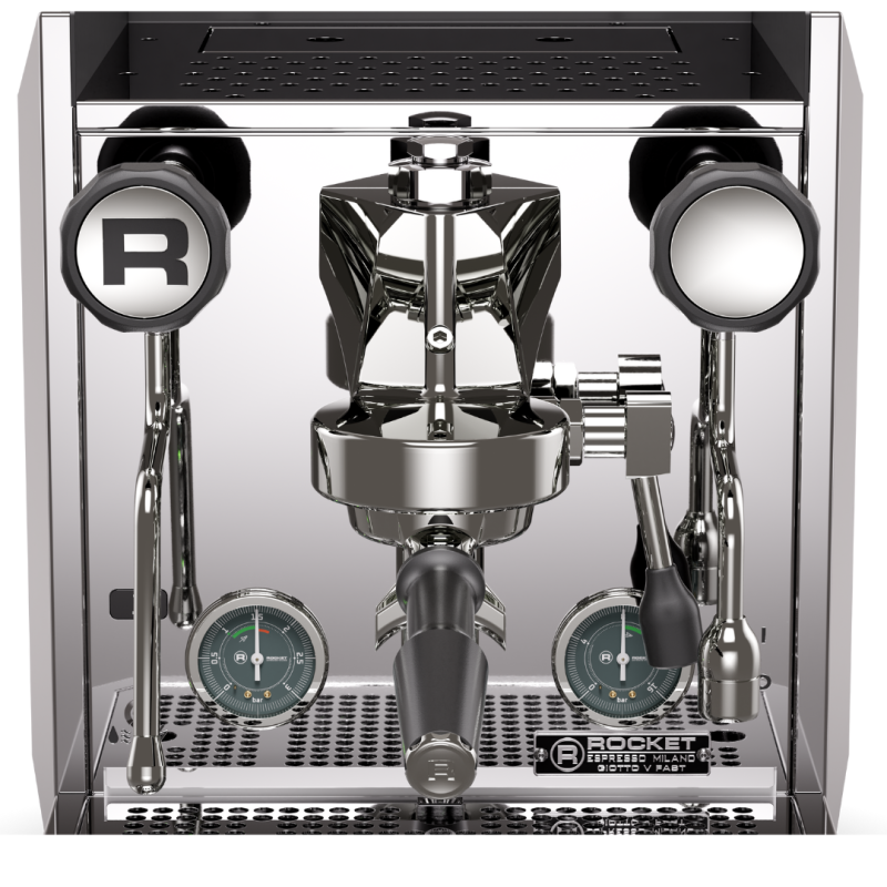 Rocket Giotto V Fast Espresso Machine - Fast Heat-Up Design - Chrome - 110 V