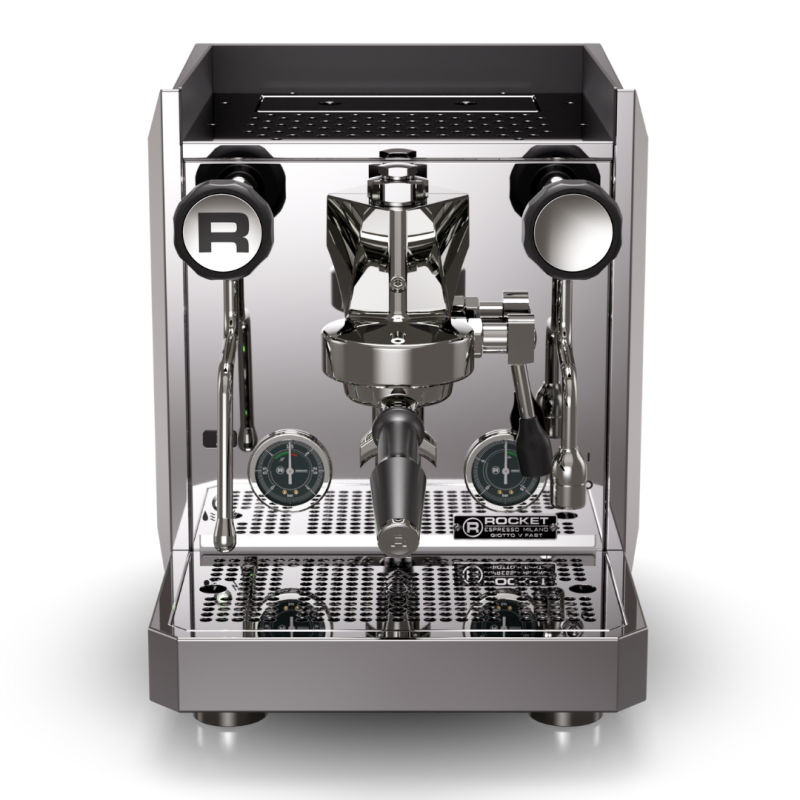 Rocket Giotto V Fast Espresso Machine - Fast Heat-Up Design - Chrome - 110 V