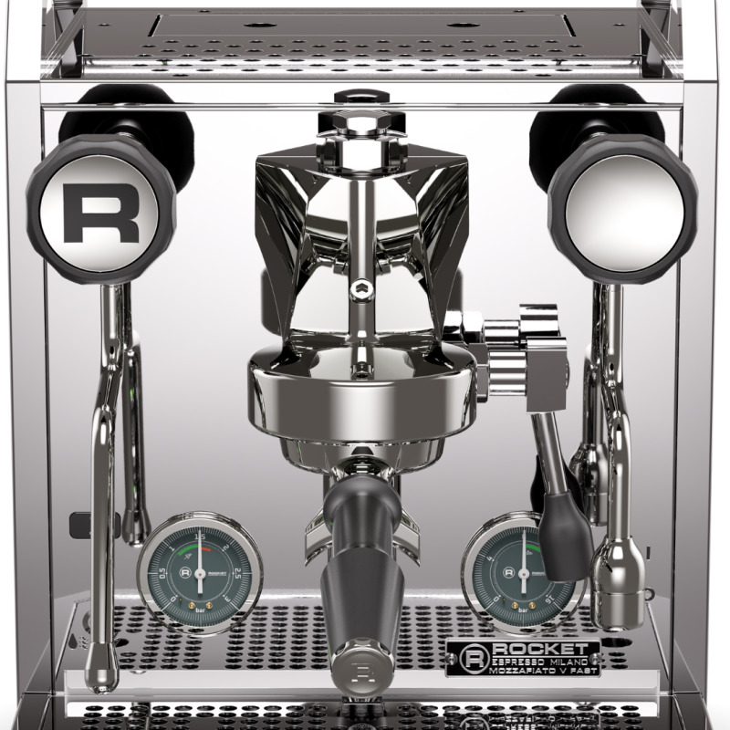 Rocket Mozzafiato V Fast Espresso Machine - Fast Heat-Up - Chrome - 110 V