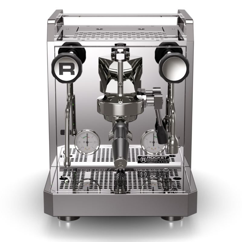 Rocket Mozzafiato R Fast Espresso Machine - Fast Heat-Up - Chrome - 110 V