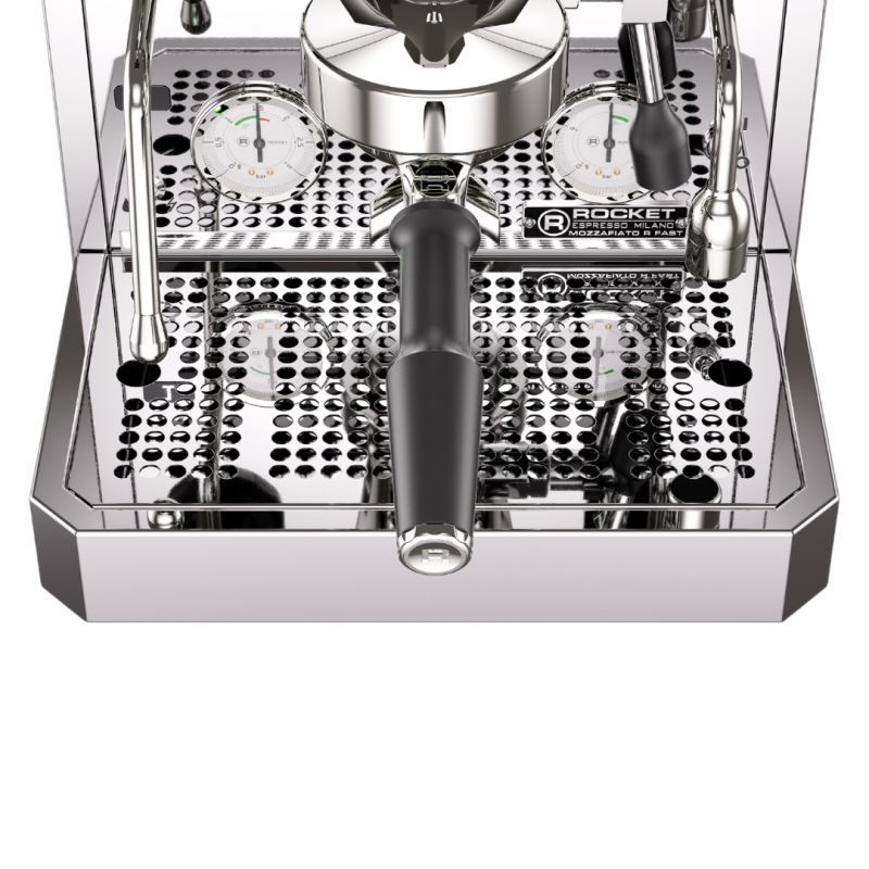 Rocket Mozzafiato R Fast Espresso Machine - Fast Heat-Up - Chrome - 220 V