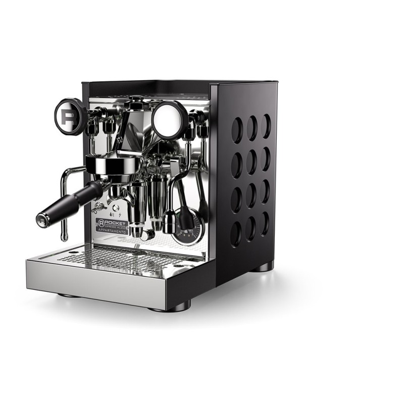 Rocket Appartamento TCA UK Plug Espresso Machine - Compact & Elegant - Black/black - 220 V