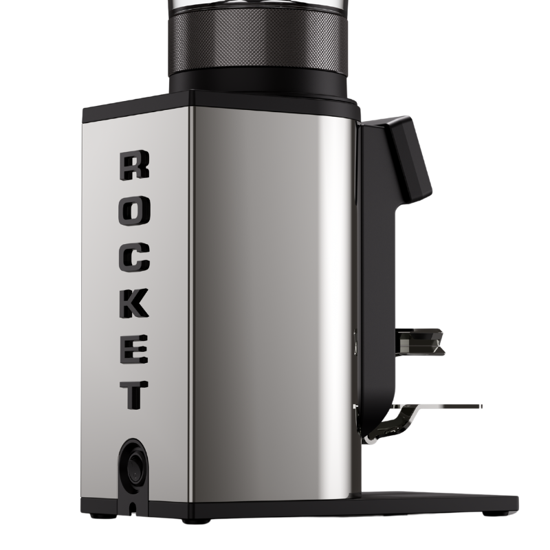 Rocket Gravo Coffee Grinder - Grind by Weight 63 mm - Chrome - 110 V