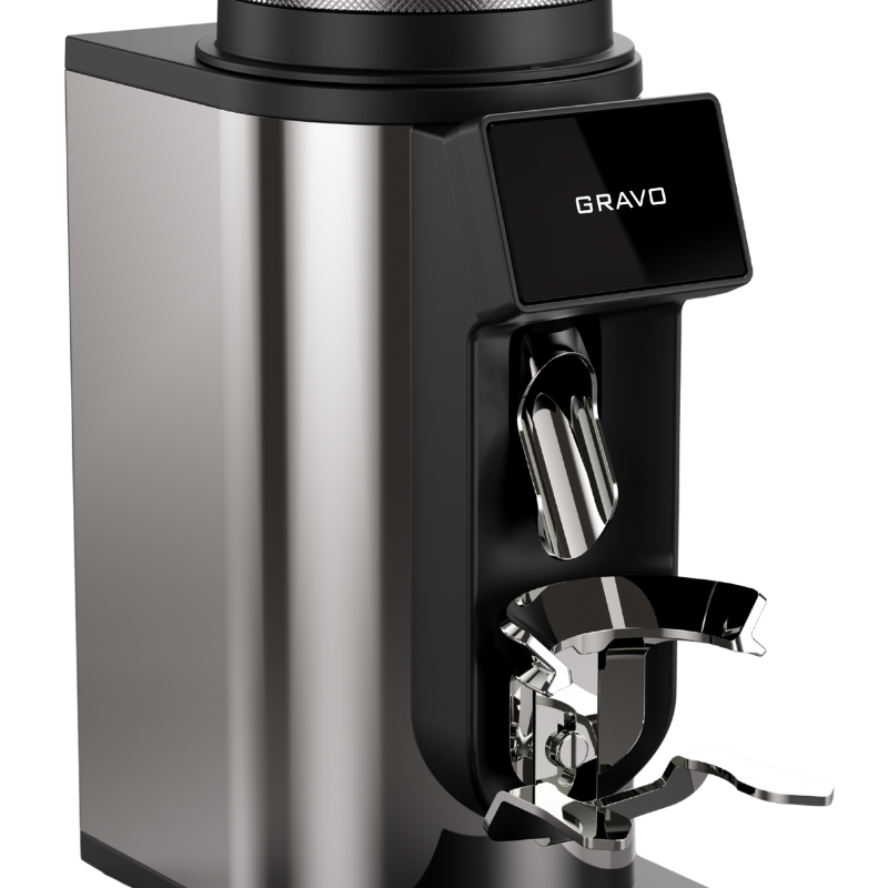 Rocket Gravo Coffee Grinder - Grind by Weight 63 mm - Chrome - 220 V