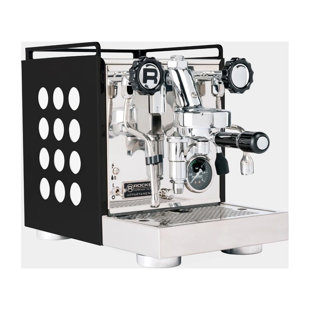Rocket Appartamento 2.0 Nera | Black E61 Espresso - White - 110 V