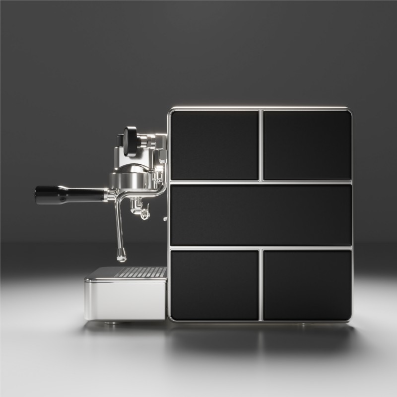 Stone Mine Espresso Machine - Durable & Reliable - Inox/black - 220 V