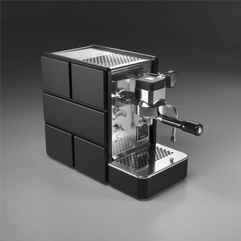 Stone Plus Espresso Machine UK Plug - Quality Brewing - Black - 220 V
