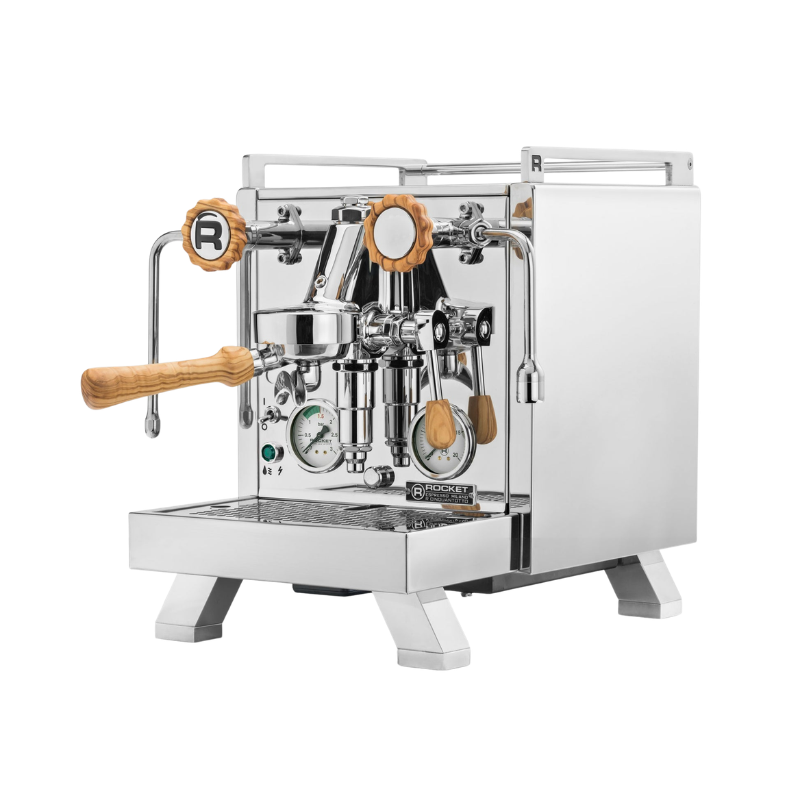 Wiedemann Handle Set for Rocket - Durable & Stylish - Olive - Without Stainless Steel Portafilter