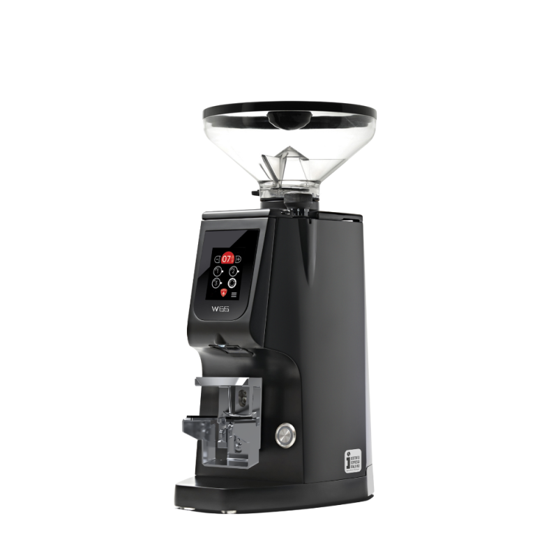 Eureka Atom W 65 Coffee Grinder - Precision & Efficiency - Titanium - Black - Short Hopper - 110 V