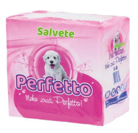 Salvete Perfetto 28x28 80/1 - 1 sl. (30 kom)